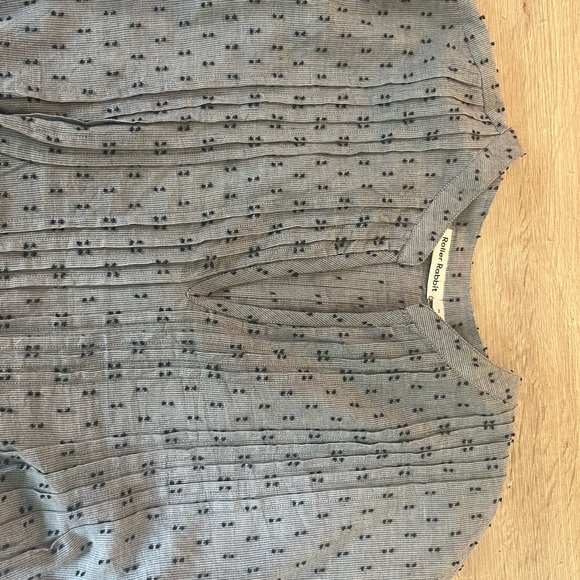 Roller Rabbit light blue patterned tunic size medium. Worn twice - Picture 3 of 7